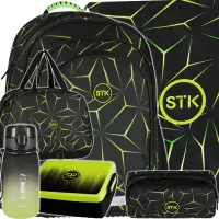 Ilustracja produktu Starpak Zestaw Szkolny 6el. Geometric Plecak 553003 + Worek 553005 + Piórnik 553008 + Torba 553006