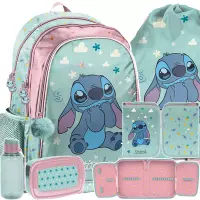 Ilustracja produktu Paso Zestaw Szkolny 5el. Stitch Plecak DS25FF-081 + Piórnik DS25FF-P001BW + Worek DS25FF-712