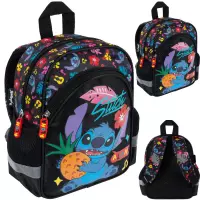 Ilustracja St. Majewski Plecak Przedszkolny Stitch Black Aloha 679858