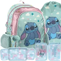 Ilustracja produktu Paso Zestaw Szkolny 3el. Stitch Plecak DS25FF-081 + Piórnik DS16WW-P001BW + Worek DS25FF-712