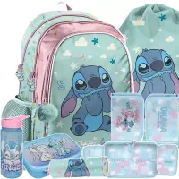 Ilustracja produktu Paso Zestaw Szkolny 6el. Stitch Plecak DS25FF-081 + Piórnik DS26WW-P001BW + Worek DS25FF-712 + Tuba DS25FF-003