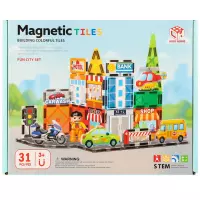 Ilustracja produktu Mega Creative Klocki Magnetyczne City 31el. 589909