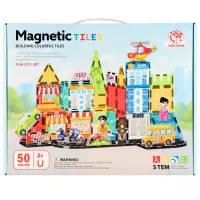 Ilustracja produktu Mega Creative Klocki Magnetyczne City 50el. 589907