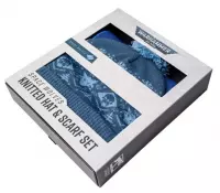 Ilustracja produktu Zestaw: Czapka + Szalik - Warhammer 40,000: Space Wolves