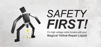 Ilustracja Safety First! (klucz STEAM)