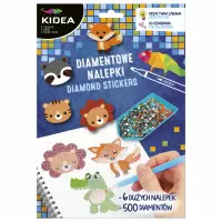 Ilustracja Kidea Zestaw Kreatywny Naklejki Diamentowe Zwierzęta 525161