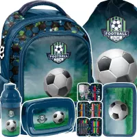 Ilustracja produktu Paso Zestaw Szkolny 5el. Football Plecak PP24FC-260 + Piórnik PP24FC-023 + Worek PP24FC-712