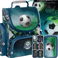 Ilustracja produktu  Paso Zestaw Szkolny 3el. Football Tornister PP24FC-525 + Piórnik PP24FC-023 + Worek PP24FC-712