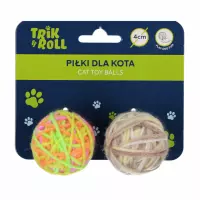 Ilustracja produktu Trik&Roll Zabawka Dla Kota Piłka 2szt 4cm 560723