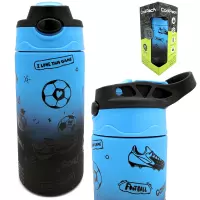 Ilustracja produktu CoolPack Bono Bidon Metalowy 350ml Football Blue 2T Z10008