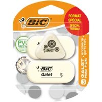 Ilustracja produktu Bic Gumka do Ścierania Galet i Mini Fun 3szt 504219