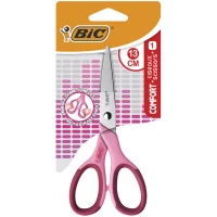 Ilustracja produktu Bic Nożyczki 13 cm Comfort Różowe 378667