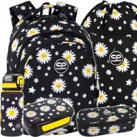 Ilustracja produktu CoolPack Zestaw 5el. Daisy Black Plecak F029817 + Worek F070817 + Piórnik F062817 + Z17817 + Z18817