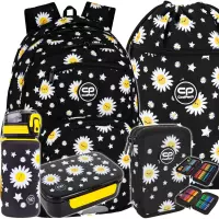 Ilustracja produktu CoolPack Zestaw 5el. Daisy Black Plecak F099817 + Worek F070817 + Piórnik F062817 + Z17817 + Z18817