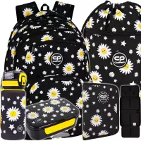 Ilustracja produktu CoolPack Zestaw 5el. Daisy Black Plecak F099817 + Worek F070817 + Piórnik F076817 + Z17817 + Z18817
