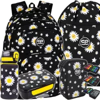 Ilustracja produktu CoolPack Zestaw 5el. Daisy Black Plecak F099817 + Worek F070817 + Piórnik F067817 + Z17817 + Z18817
