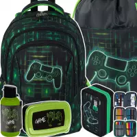 Ilustracja produktu St.Right Zestaw Szkolny 3el. Neon Pad Plecak 5681714 + Piórnik 681776 + Worek 681752