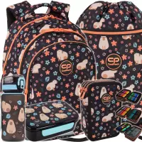Ilustracja produktu CoolPack Zestaw 5el. Capybara Plecak F029937 + Worek F070937 + Piórnik F067937 + Z18937 + Z17937
