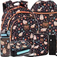 Ilustracja CoolPack Zestaw 5el. Capybara Plecak F029937 + Worek F070937 + Piórnik F076937 + Z18937 + Z17937