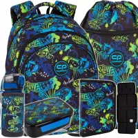 Ilustracja produktu CoolPack Zestaw 5el. Skate Night Plecak F029930 + Worek F070930 + Piórnik F076930 + Z17930 + Z18930
