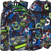 Ilustracja produktu CoolPack Zestaw 5el. Football Blue Plecak F029336 + Worek D070336 + Piórnik D066336 + Z17336 + Z18336