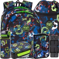 Ilustracja produktu CoolPack Zestaw 5el. Football Blue Plecak F029336 + Worek D070336 + Piórnik D076336 + Z17336 + Z18336