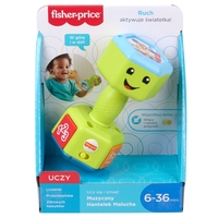 Ilustracja produktu Fisher Price Hantelek Muzyczny Malucha Światło Dźwięk PL GFR31