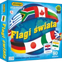 Ilustracja produktu Adamigo Gra Memory Flagi