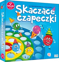 Ilustracja produktu Kukuryku Gra Skaczące Czapeczki