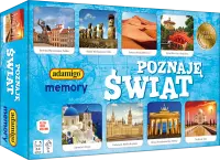 Ilustracja produktu Adamigo Gra Memory Poznaję Świat 