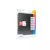 Ilustracja Gamegenic: 18-Pocket Pages Sideloading - Koszulki do Segregatora - Black (10 szt)