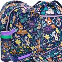 Ilustracja produktu CoolPack Zestaw Szkolny Oh My Deer 5el. Plecak Jerry F029664 + Worek F070664 + Piórnik F062664