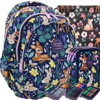 Ilustracja produktu CoolPack Zestaw Szkolny Oh My Deer 3el. Plecak Jerry F029664 + Worek 507024045  + Piórnik F067664