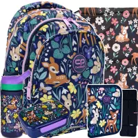 Ilustracja produktu CoolPack Zestaw Szkolny Oh My Deer 5el. Plecak Jerry F029664 + Worek 507024045 + Piórnik F076664 + Z08664 + Z18664