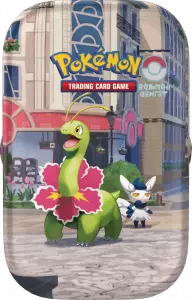 Ilustracja Pokemon TCG: Lumiose City Min Tin - Meganium