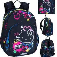 Ilustracja produktu CoolPack Toby Plecak Szkolno-Wycieczkowy Hello Kitty Black Neon F023034
