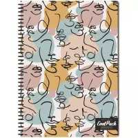 Ilustracja produktu CoolPack Kołozeszyt Art Deco A4 100 Kartek Kratka 04446CP