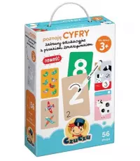 Ilustracja produktu CzuCzu Poznaję cyfry. Zabawy edukacyjne z pisakiem