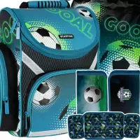 Ilustracja produktu Starpak Zestaw Szkolny 3el. Football Tornister 506922 + Piórnik 469416 + Worek 469315