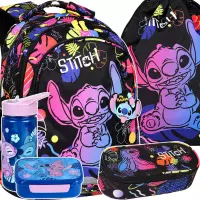 Ilustracja produktu CoolPack Jerry Stitch Black Zestaw 5el Plecak F029886 + Piórnik F062886 + Worek F054886 + STLO9913 + STLO9903