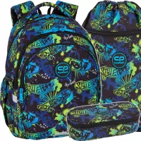 Ilustracja produktu CoolPack Jerry Plecak Szkolny Skate Night F029930 + Worek F070930 + Piórnik F062930