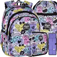 Ilustracja produktu CoolPack Jerry Plecak Szkolny Mood F029934 + Worek F070934 + Piórnik F076934
