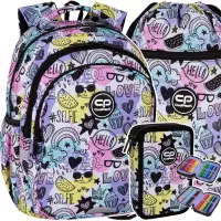 Ilustracja produktu CoolPack Jerry Plecak Szkolny Mood F029934 + Worek F070934 + Piórnik F066934