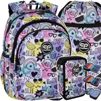 Ilustracja produktu CoolPack Jerry Plecak Szkolny Mood F029934 + Worek F070934 + Piórnik F067934