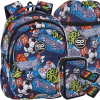 Ilustracja produktu CoolPack Jerry Plecak Szkolny Hobby F029929 + Worek F070929 + Piórnik F066929