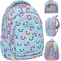 Ilustracja produktu AstraBag Plecak Szkolny AB330 Minty Pandas 502025010