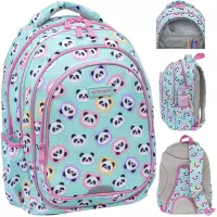 Ilustracja produktu AstraBag Plecak Szkolny AB300 Minty Pandas 502025011