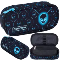 Ilustracja produktu AstraBag Piórnik AC6 Saszetka Usztywniona Neon UFO 503025016