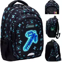 Ilustracja produktu AstraBag Plecak Szkolny AB300 Dark Pixel 502025015