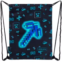 Ilustracja produktu AstraBag Worek Szkolny Na Sznurkach AD1 Dark Pixel 507025007